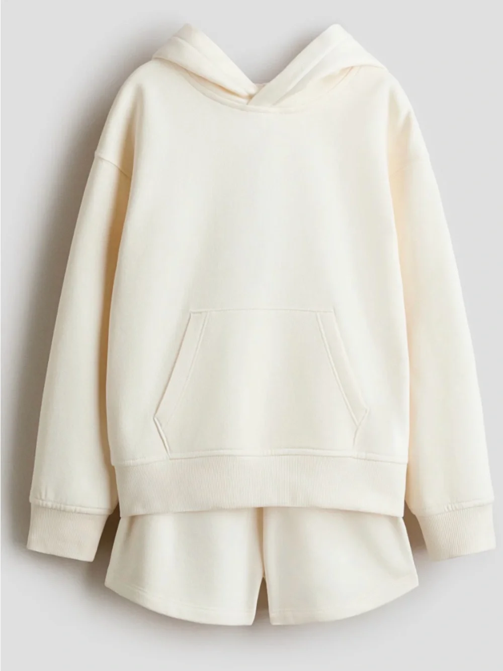 Women’s Motherhood Cream Hoodie and Short Set